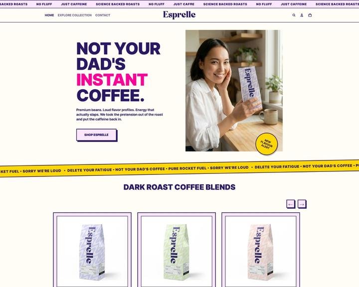 Product page design
